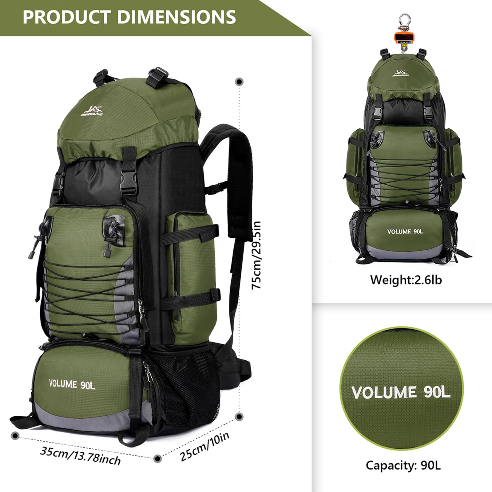 Unineovo padded shoulder straps and ventilated back panel, improves comfort