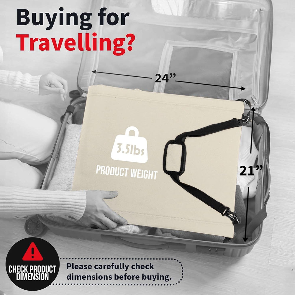 UNIPRIDE folded flat compact profile demonstrating easy storage and transport