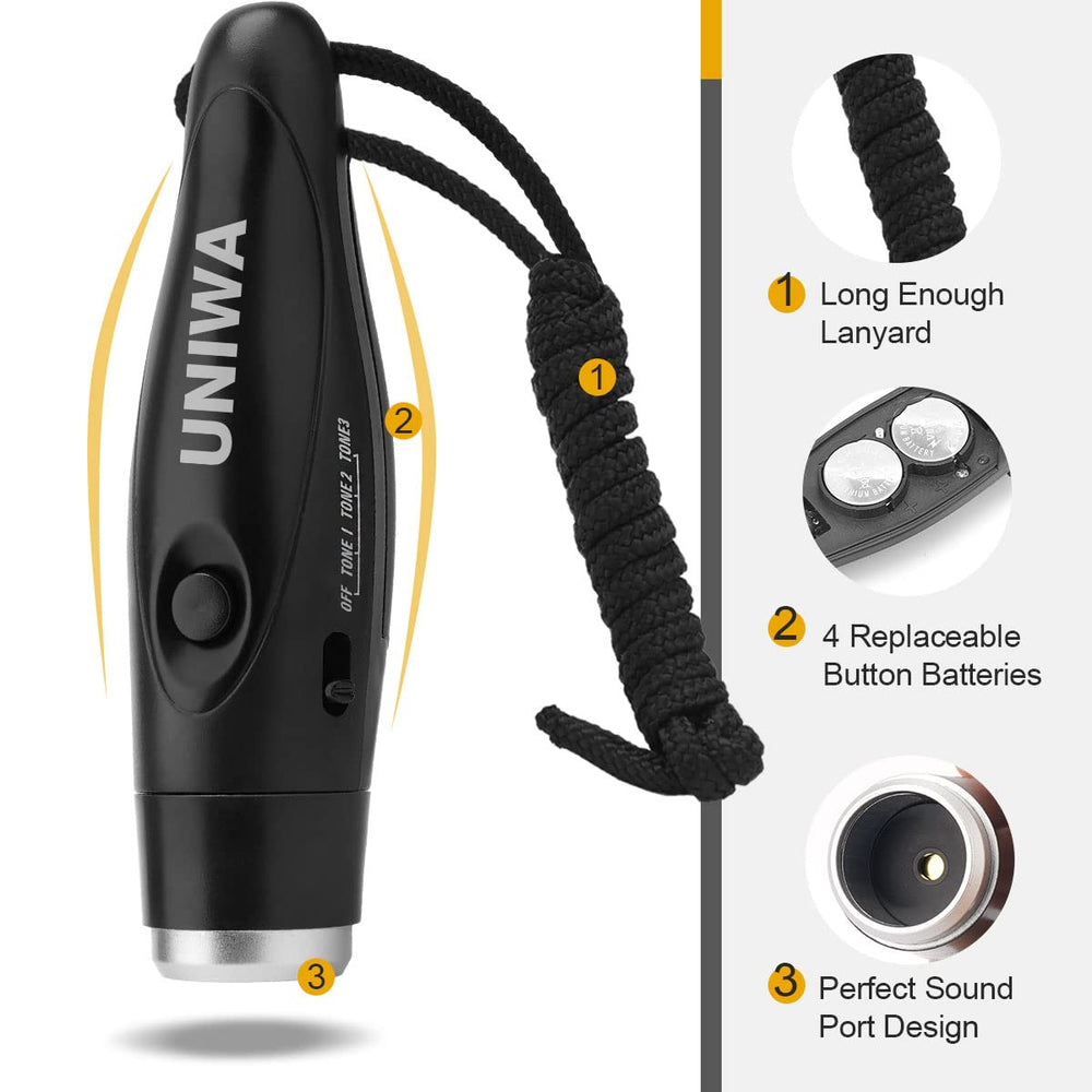 UNIWA used by referee on field showing loud audible signaling and quick access benefit