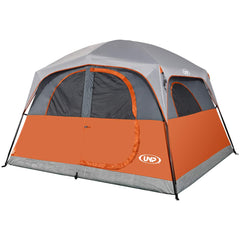 UNP tent front view showing entrance and family-sized layout benefit