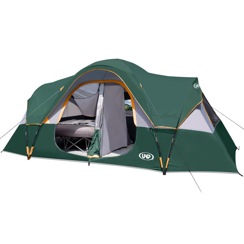 unp front exterior tent showing large entrance and benefit of easy access