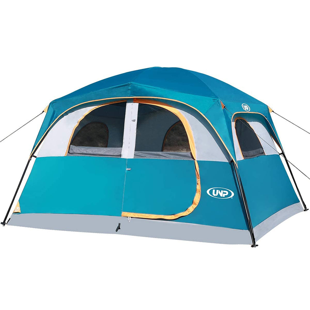 unp front exterior view showing waterproof rainfly and stable profile for weather protection