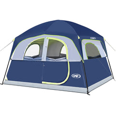 UNP front view of cabin tent showing spacious entry and quick setup benefit