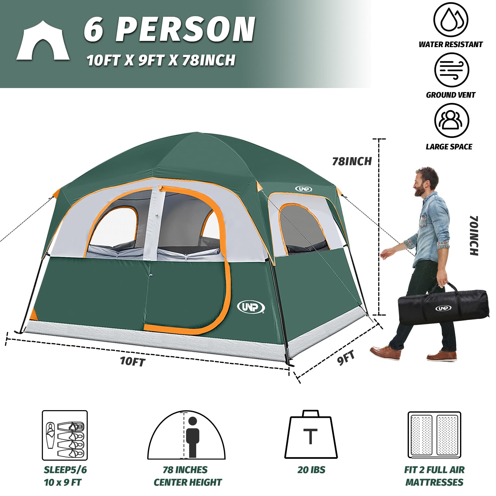 unp interior shot highlighting roomy layout and standing height benefit
