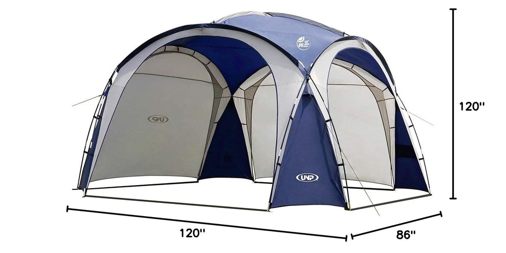 UNP nighttime ambient lighting setup showing versatile evening use