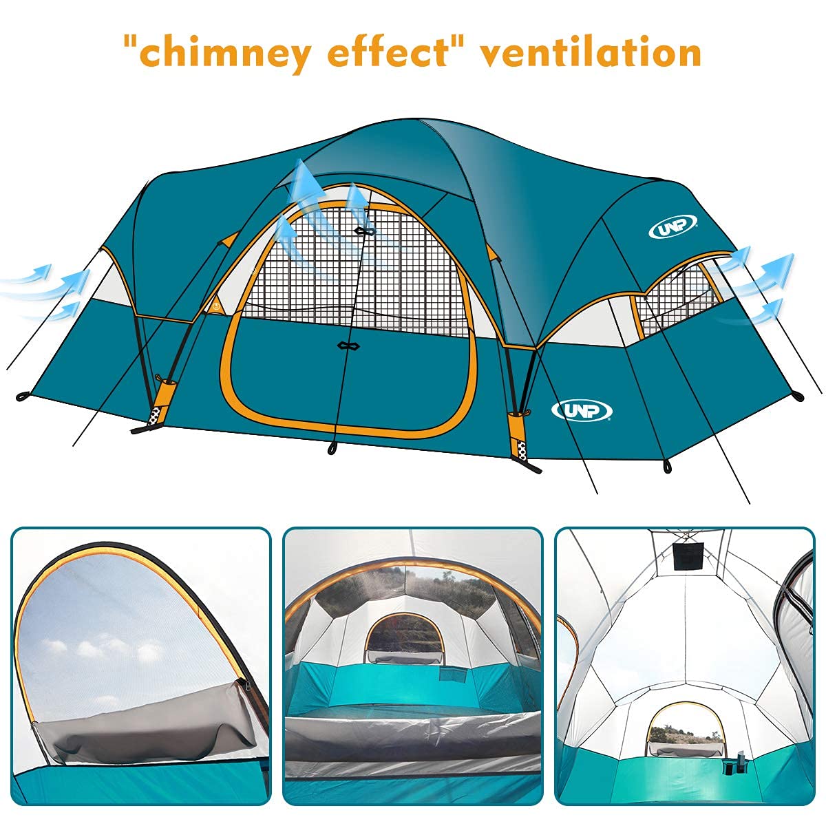 UNP tent packed in carry bag, shows transportable size for car camping