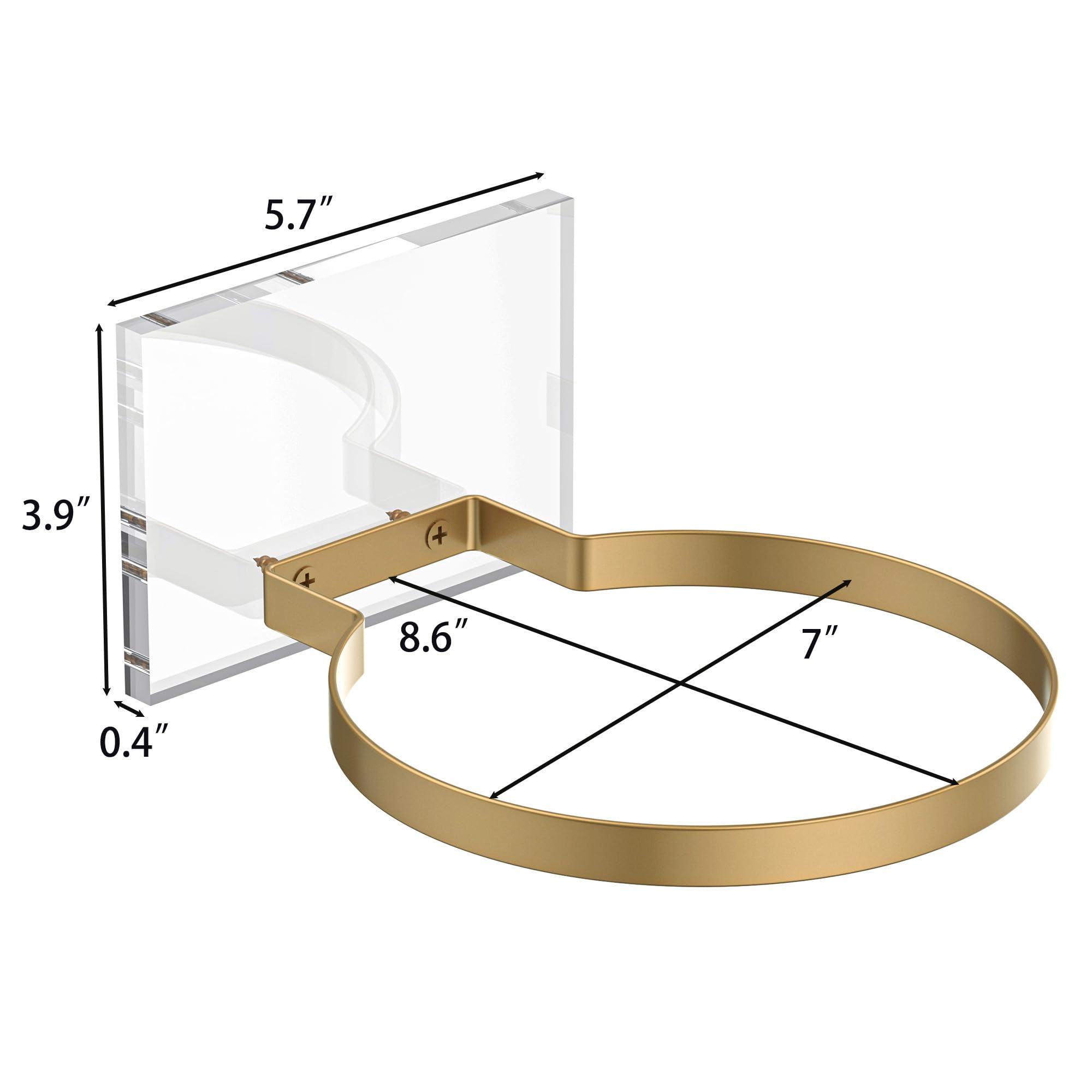 UoYeet gold metal ring detail emphasizing durable finish and elegant presentation