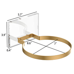 UoYeet gold metal ring detail emphasizing durable finish and elegant presentation