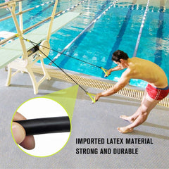 Upneargo trainer in use with athlete practicing stroke sequence to build endurance
