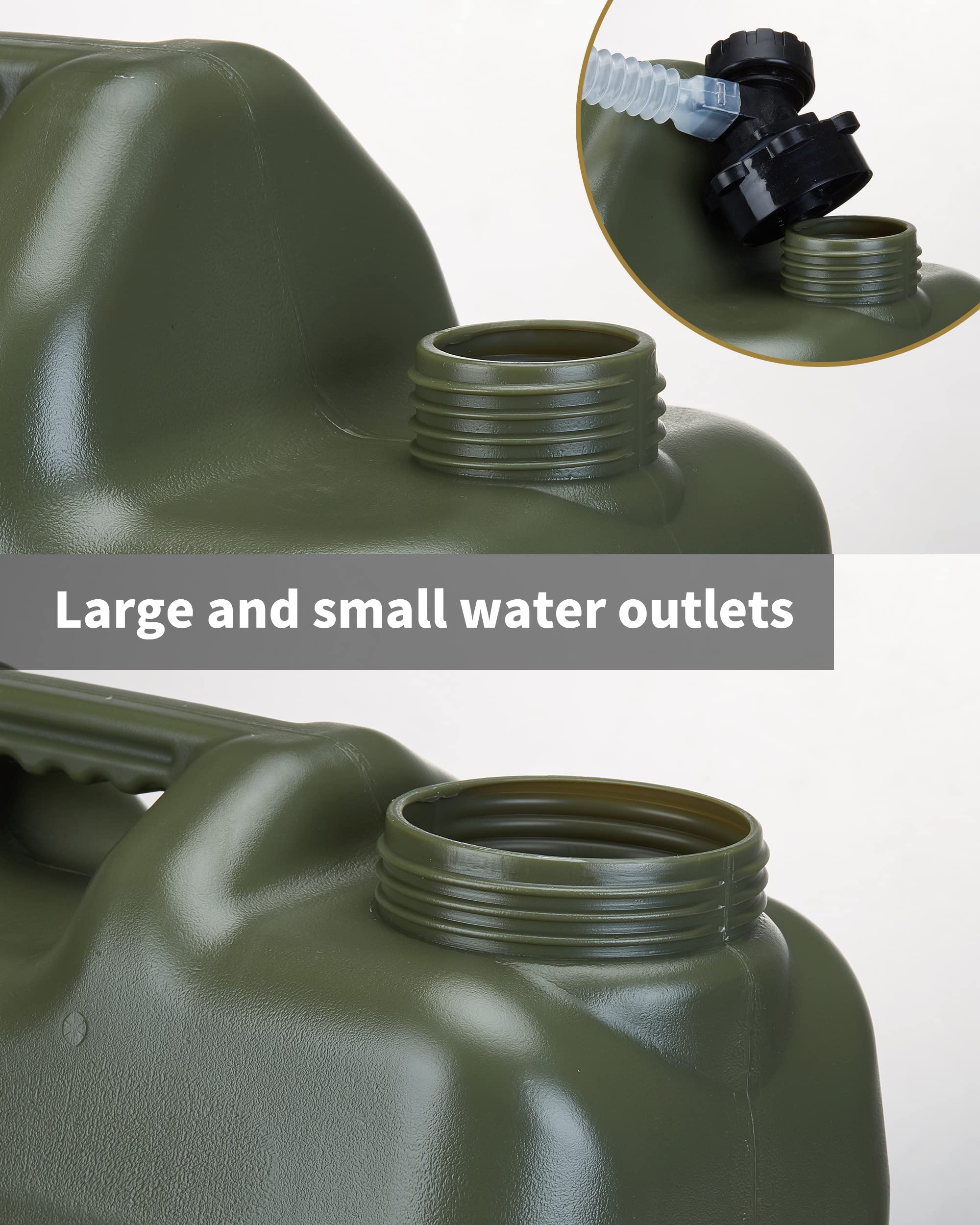 UPWOIGH camping scene with jugs in use showing outdoor readiness and convenience