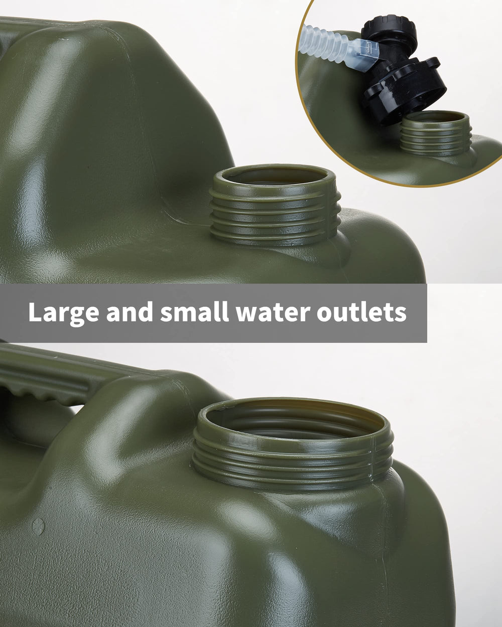 UPWOIGH camping scene with jugs in use showing outdoor readiness and convenience