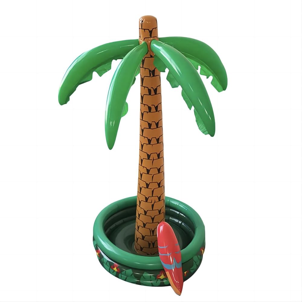 Urby palm tree cooler front view showing festive look and large capacity