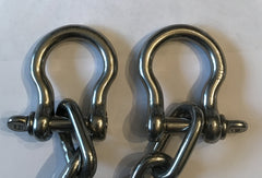 US Stainless close-up of 6mm chain link texture demonstrating durability