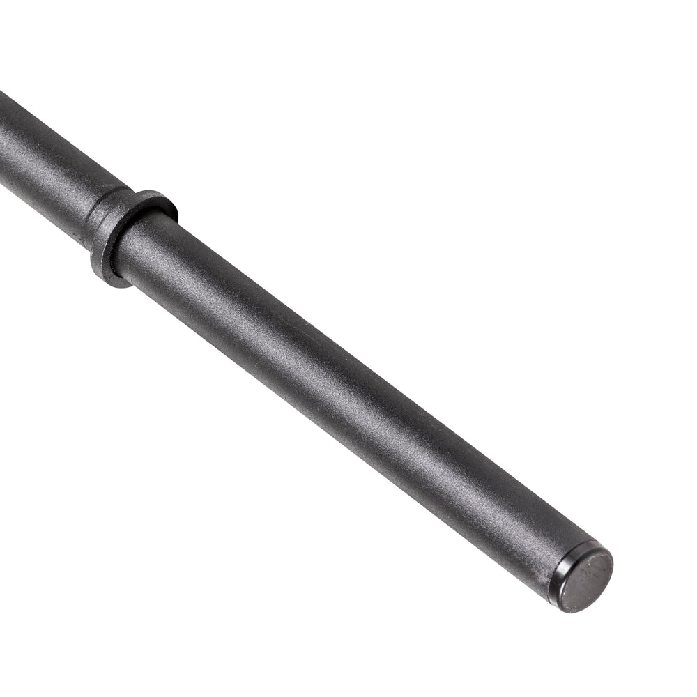 US Weight barbell in a home gym setting illustrating small-space strength training