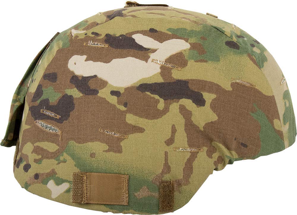USGI Industries side profile fitted on MICH helmet demonstrating secure fit