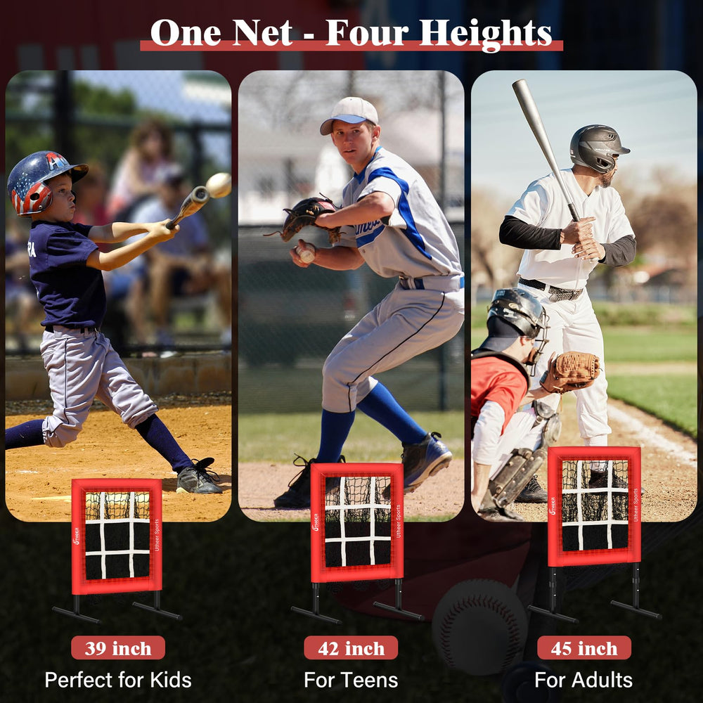 Utheer pitching target in backyard use helping players practice placement