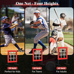 Utheer pitching target in backyard use helping players practice placement
