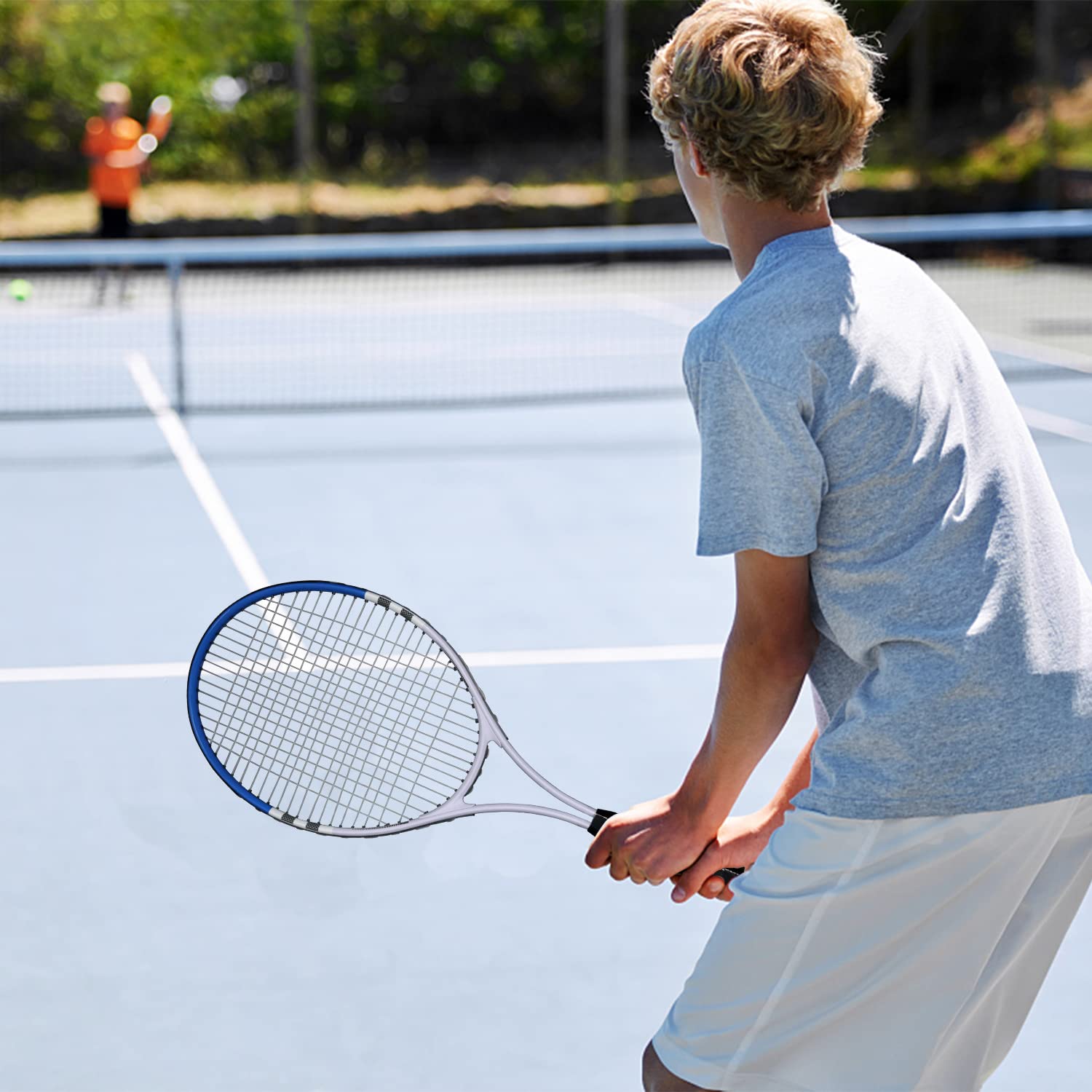 uubemm three balls with rackets arranged showing ready-to-play convenience