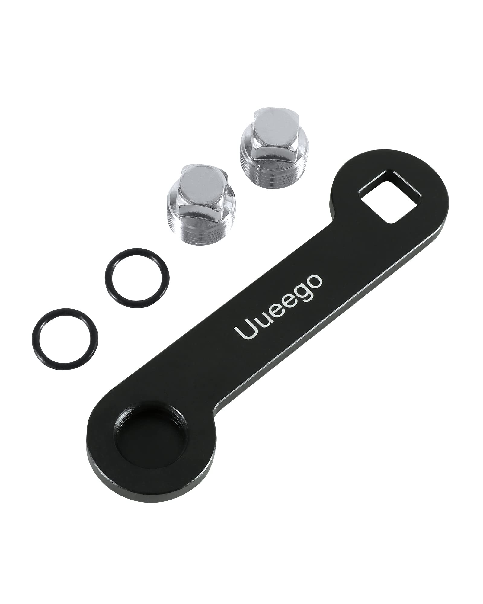 uueeGo wrench front view showing durable anodized finish and drive options, easy maintenance