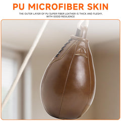 UWTHFIT close-up of microfiber PU leather highlighting durability and sweat resistance