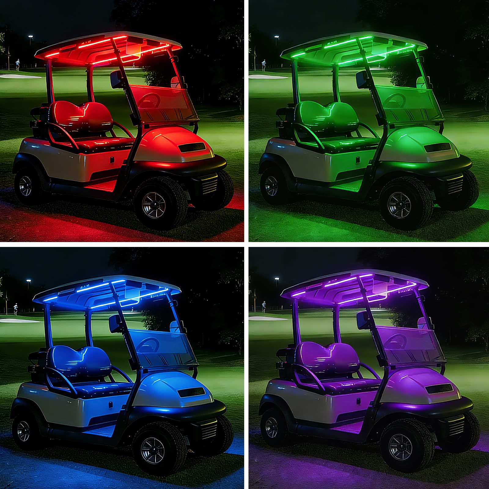 UYA music-sync demo during night ride illustrating dynamic, beat-driven lighting
