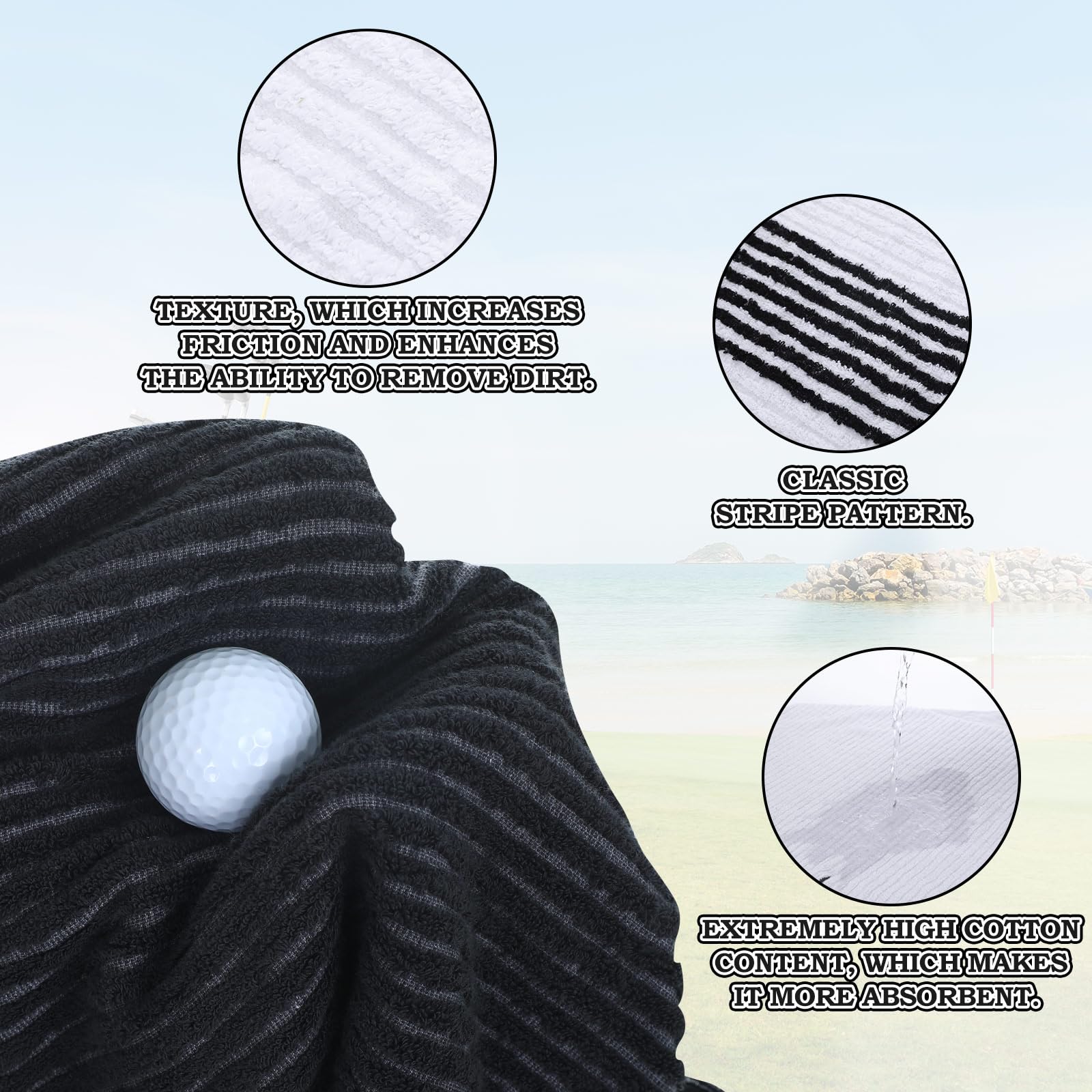 Vabean 8-inch center hole detail enabling secure hanging benefit