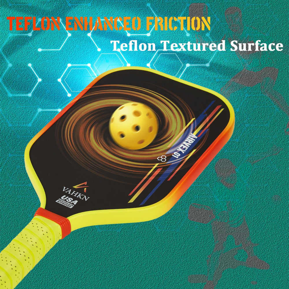 VAHKN paddle action serve shot demonstrating spin potential and quick maneuvering