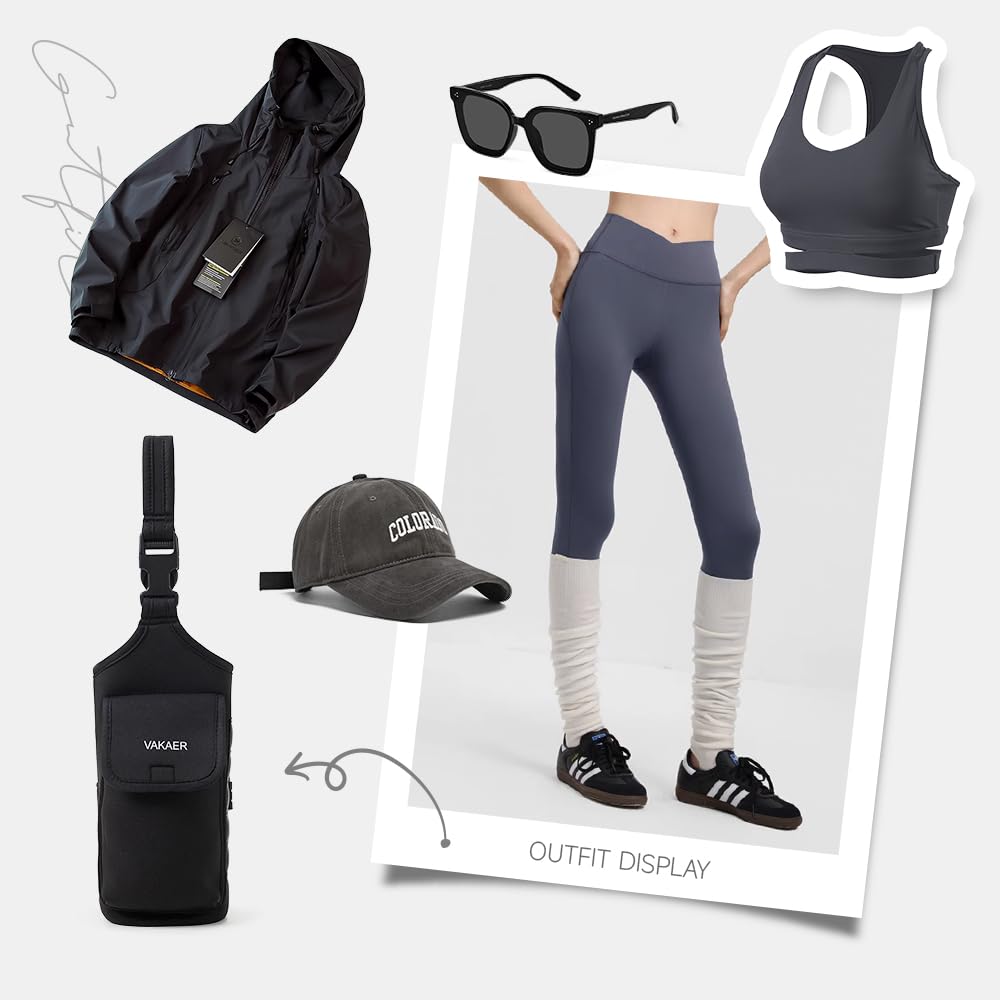VAKAER detachable strap folded showing adjustable comfort for wear