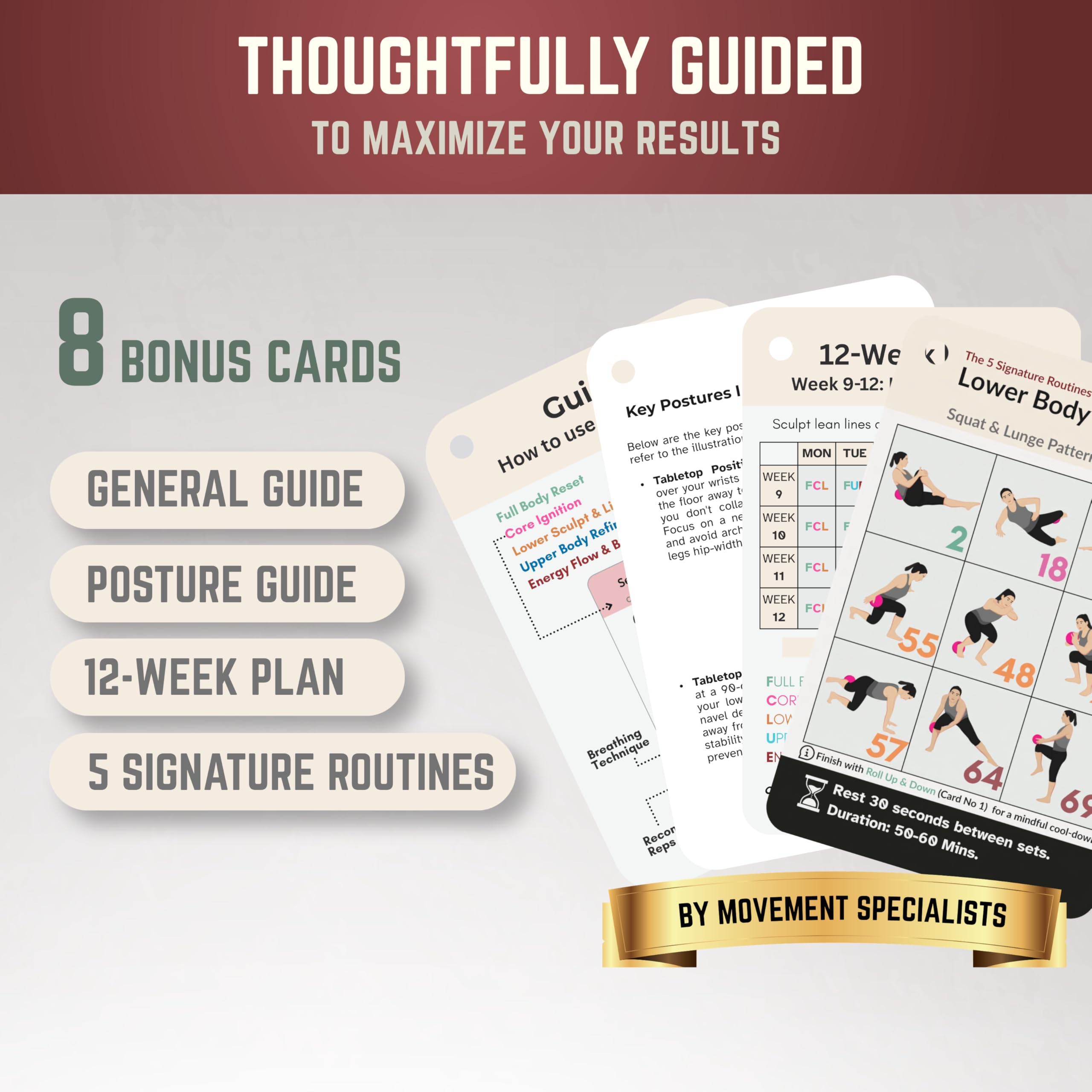 ValaFit QR code on card opening a video for guided movement and confidence