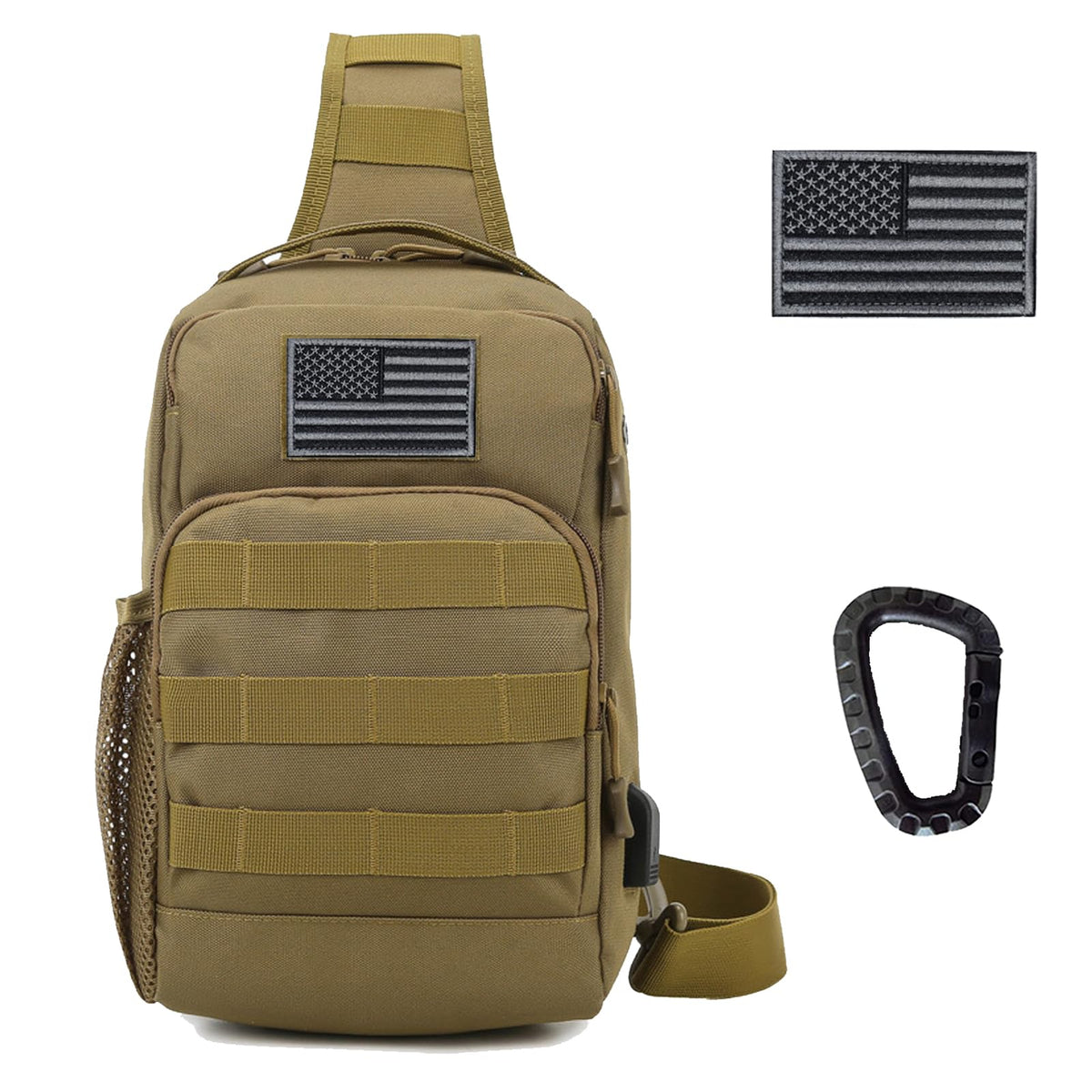 Valinov front view showing organized pockets and quick access benefits