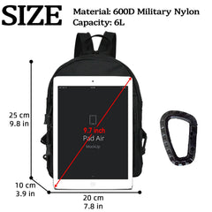 Valinov close-up of MOLLE webbing allowing modular attachments and added capacity