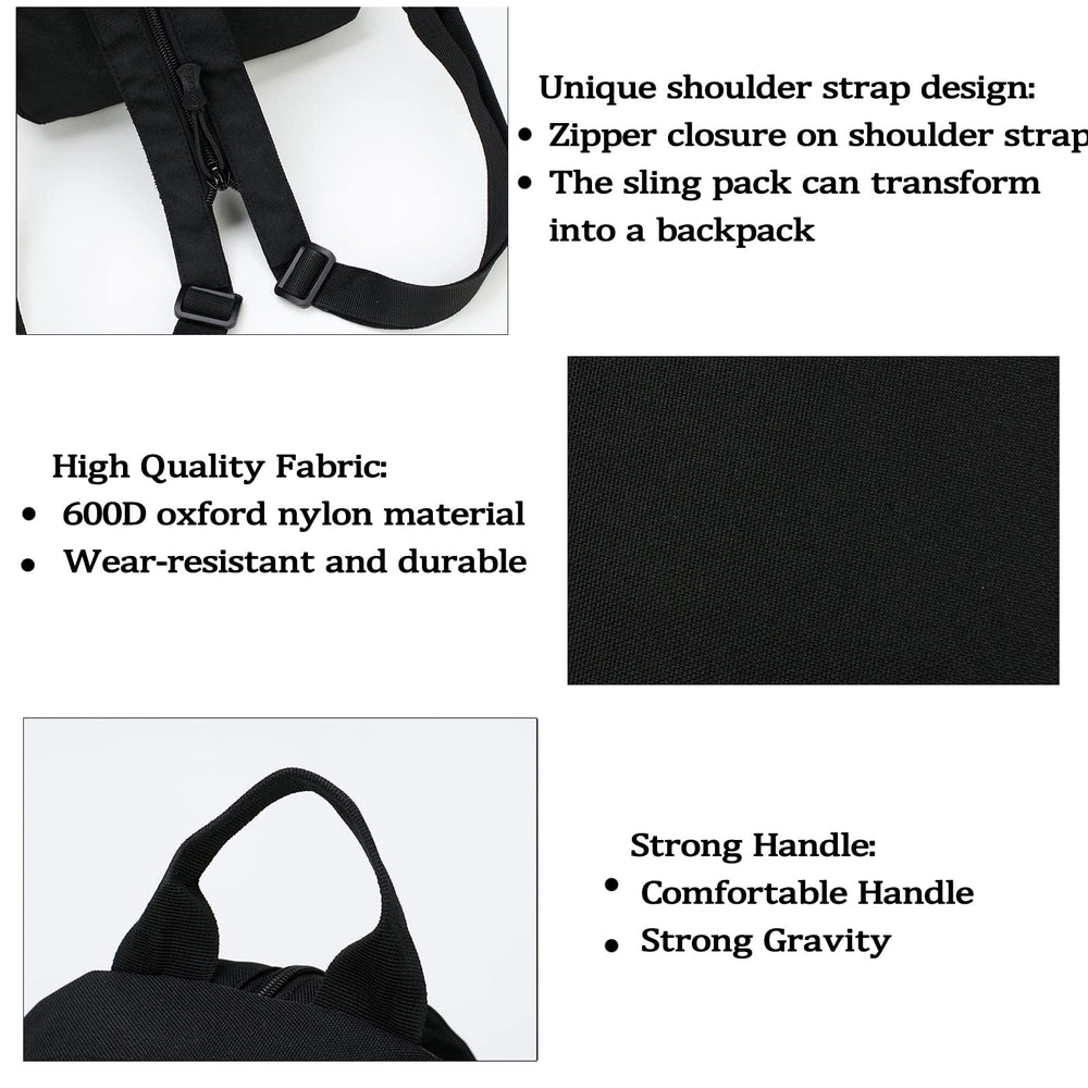 Valinov padded handle and adjustable strap detail for comfortable carrying