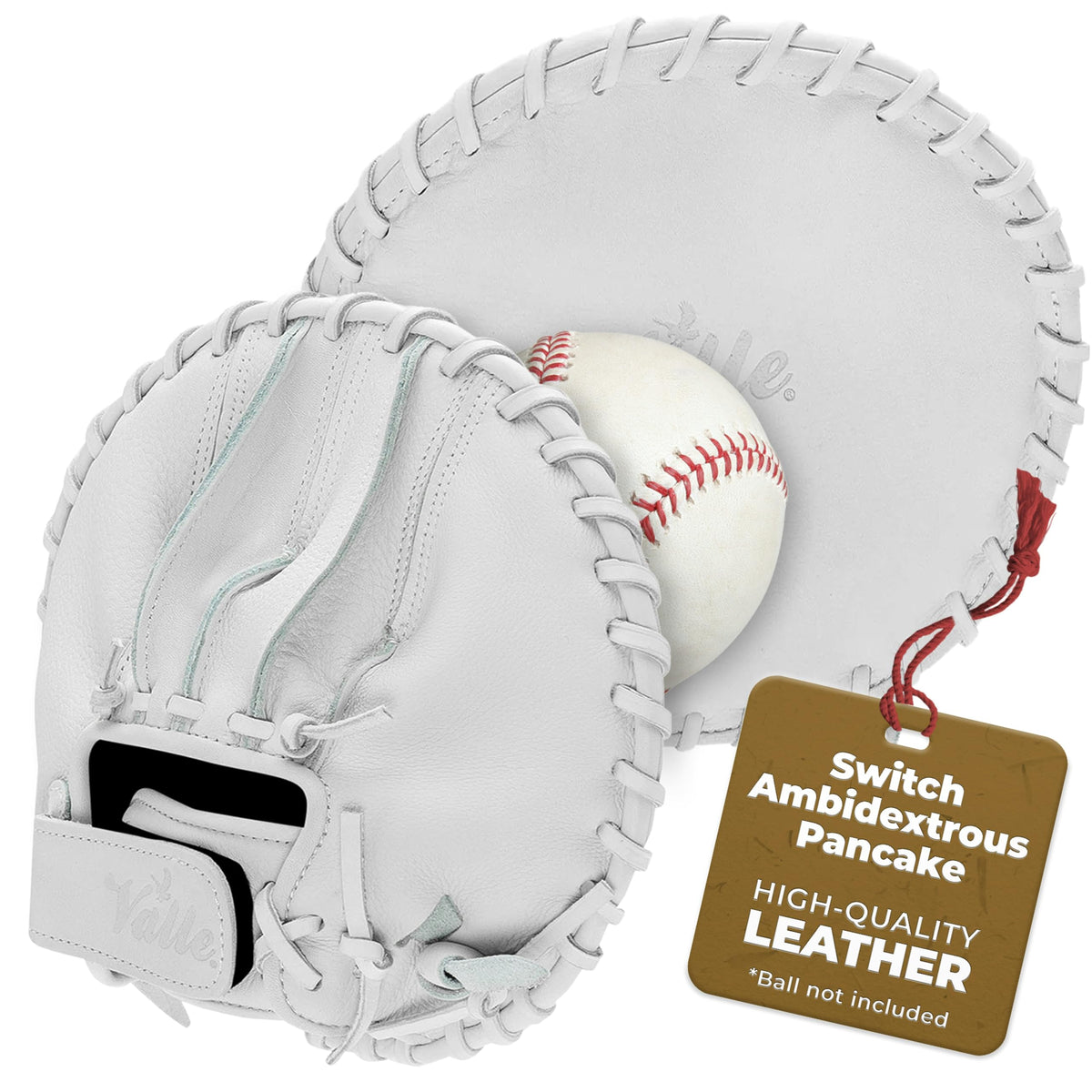 Valle Eagle Switch Pancake front view showing mitt shape and easy sharing benefit
