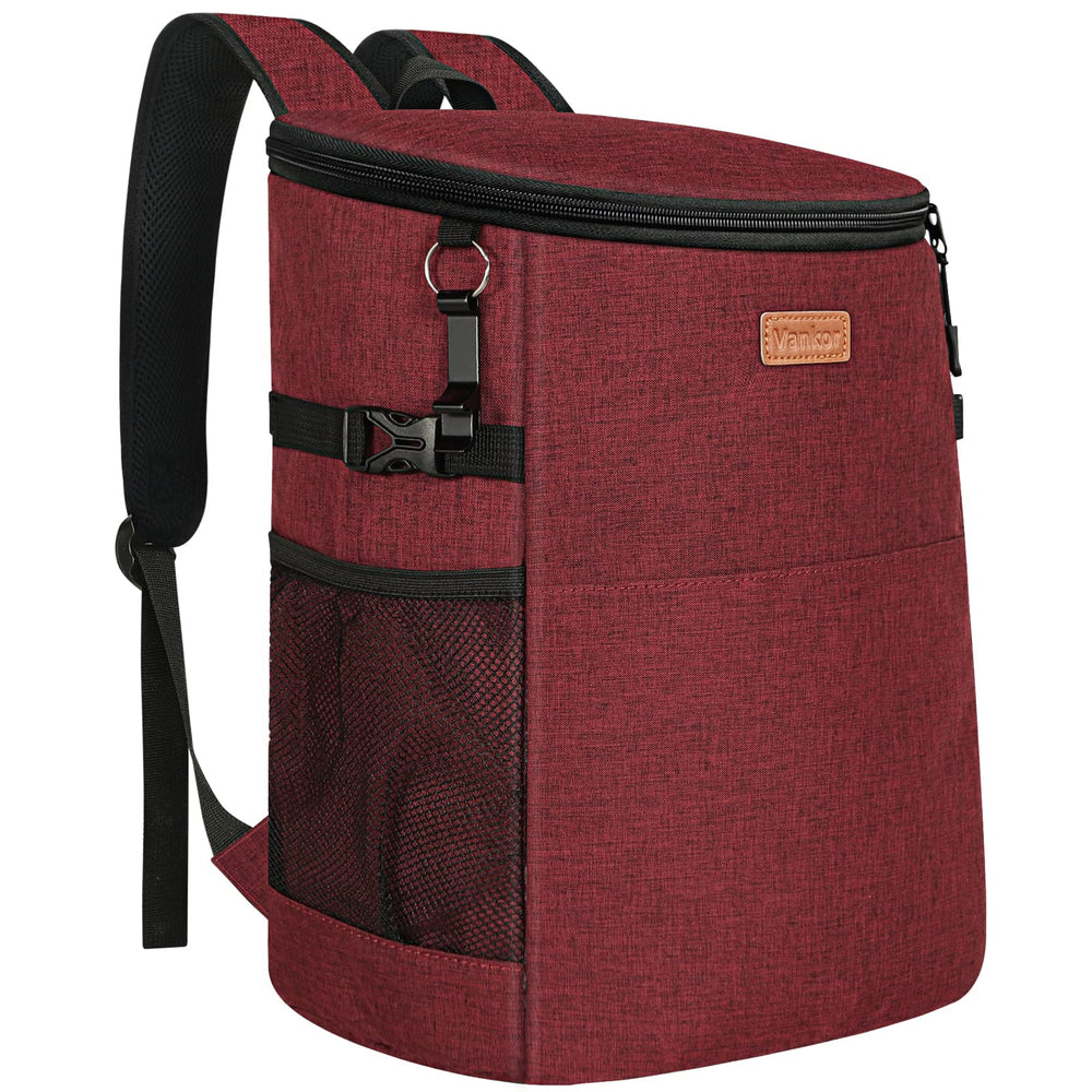 Vankor front view showing backpack cooler design and easy access benefit