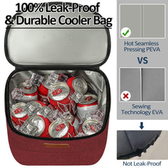 Vankor open main compartment filled with cans demonstrating organized capacity