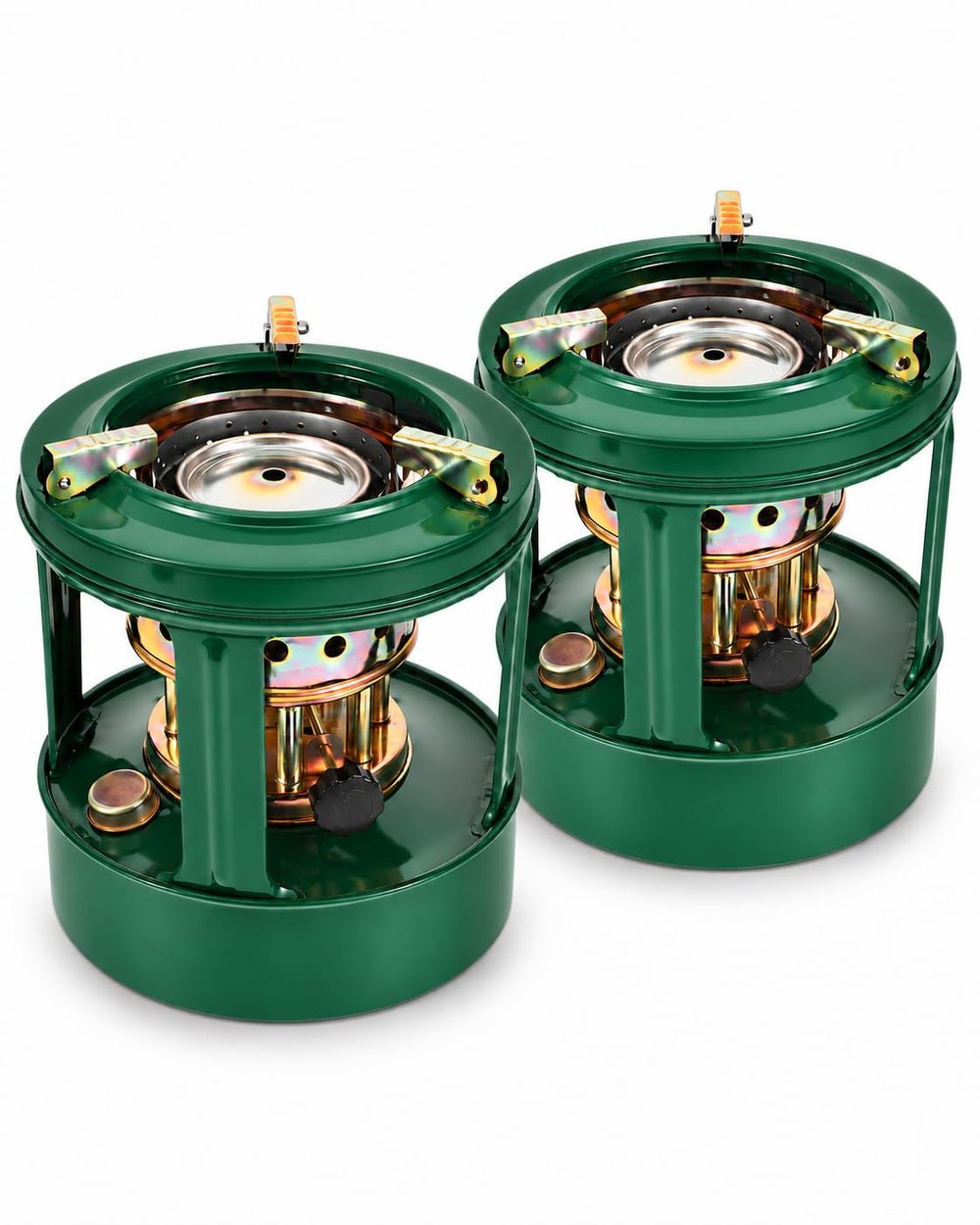 VANZACK front view of compact two-piece stove showing portability and quick setup benefit