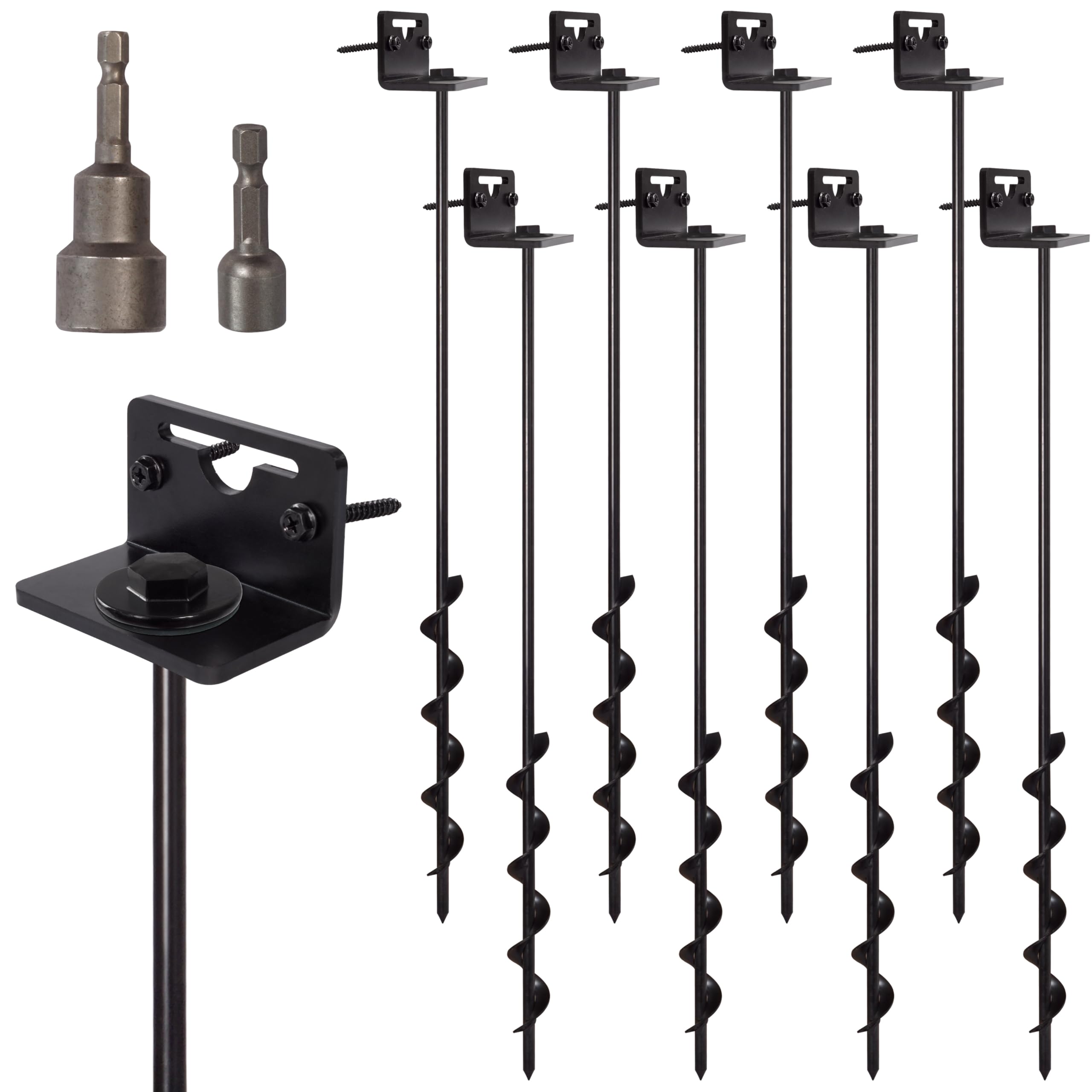 VASGOR front packaging showing eight anchors and kit components for strong anchoring