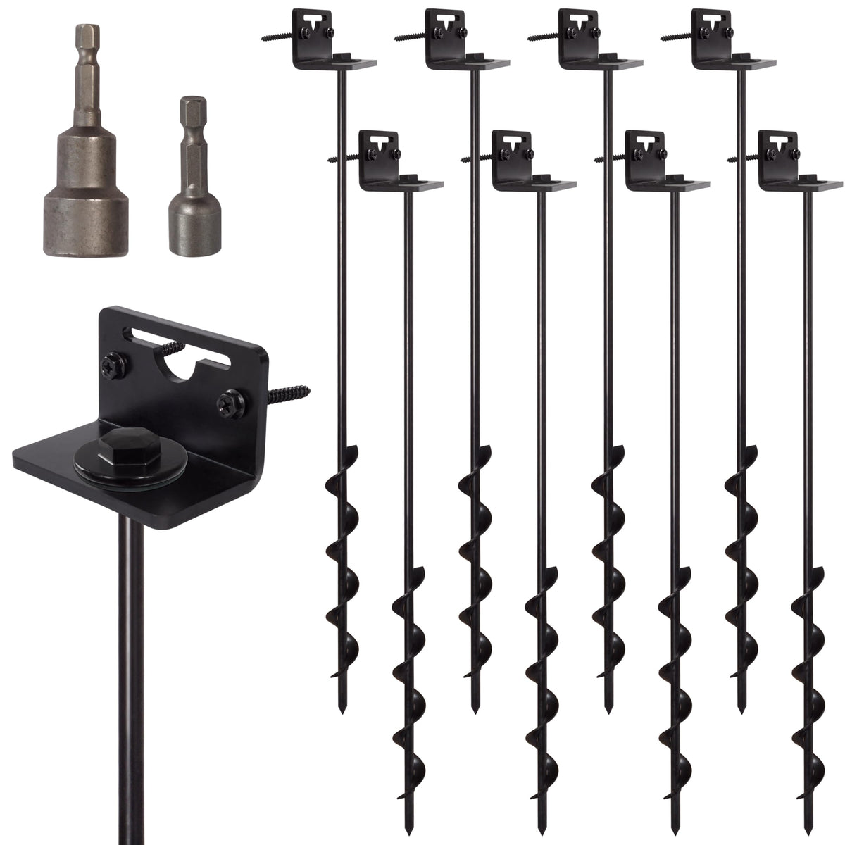 VASGOR front packaging showing eight anchors and kit components for strong anchoring