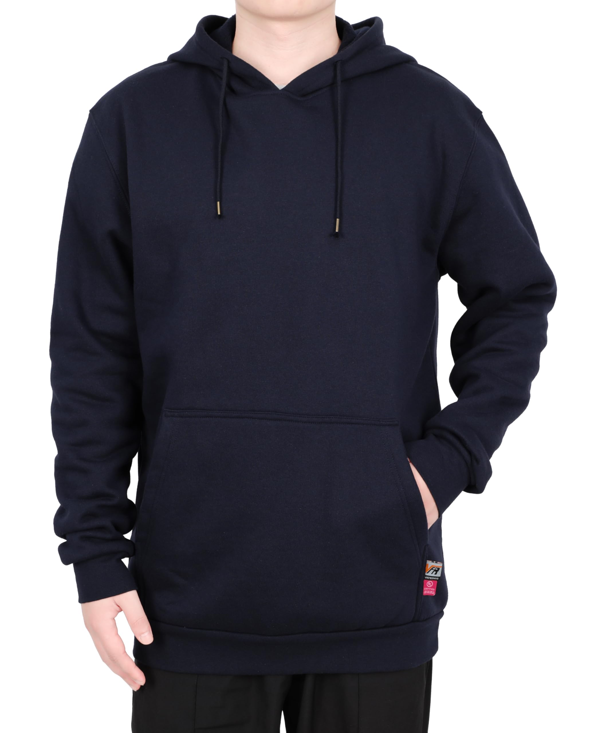VATRENUS close-up of 10.5oz cotton fleece texture highlighting breathability and comfort