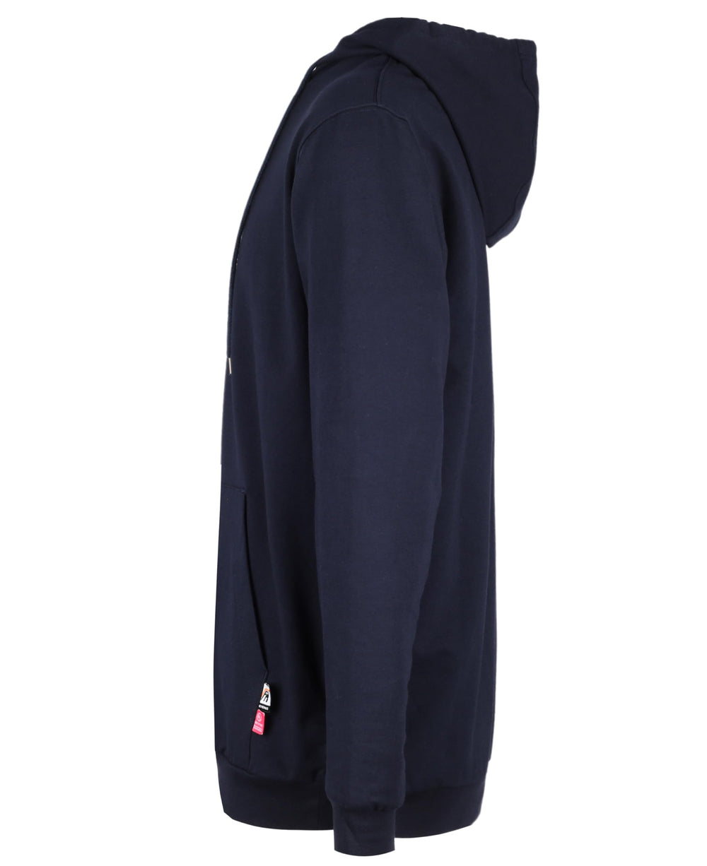 VATRENUS hood and collar detail with FR stitching for secure seam protection