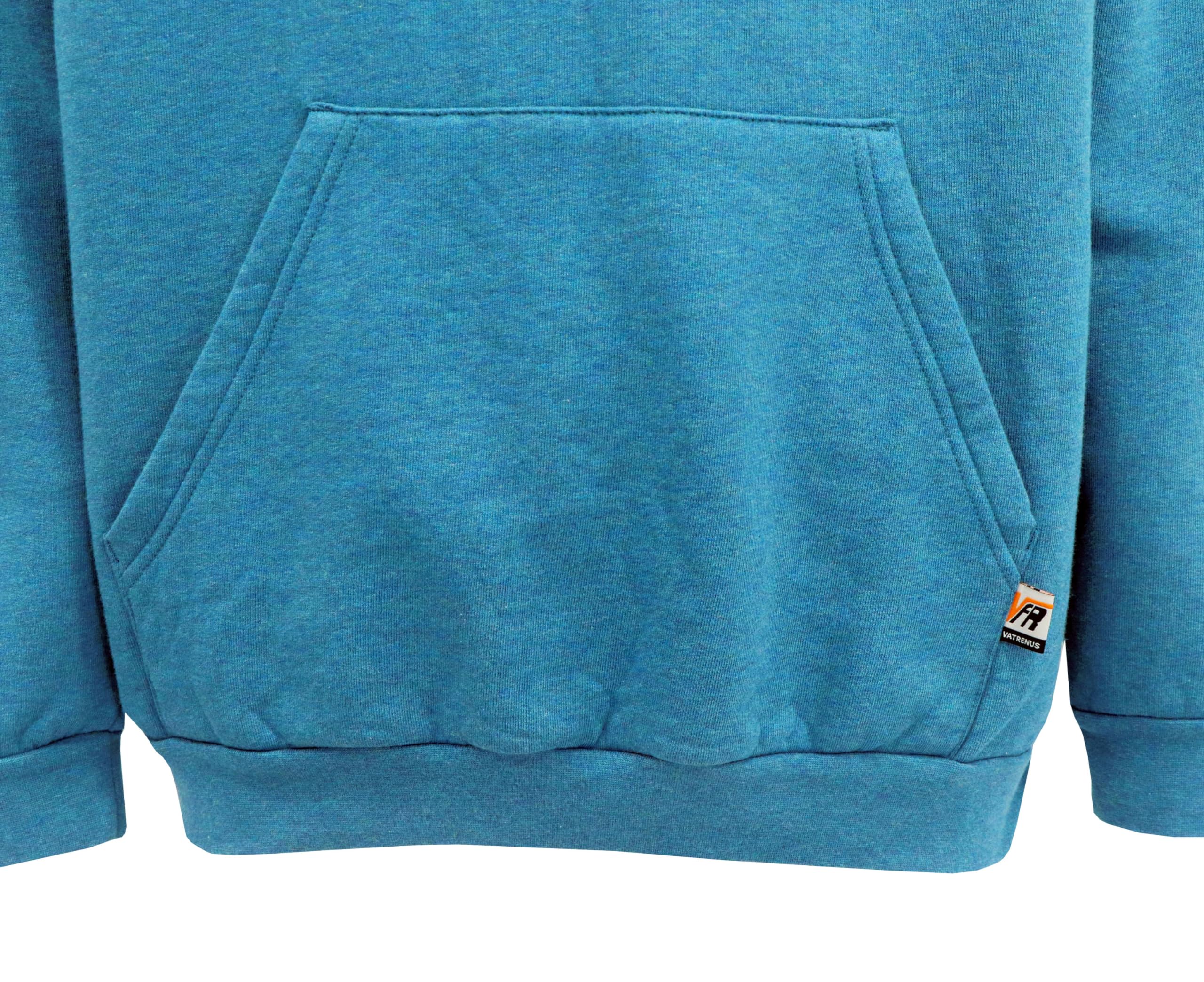 VATRENUS folded hoodie beside tape measure showing size and fit clarity benefit