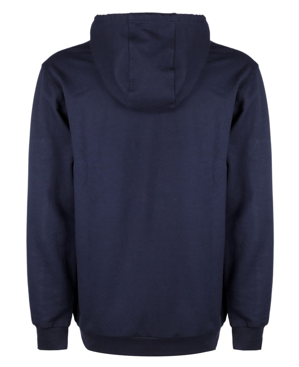 VATRENUS worker on site wearing hoodie showing practical protection in use