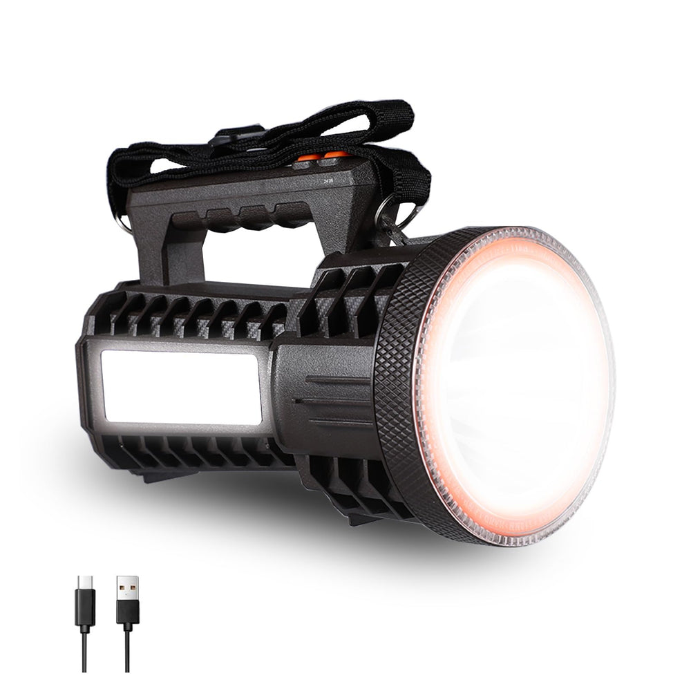 VAVOFO front view lantern showing compact design and handle, reliable campsite lighting