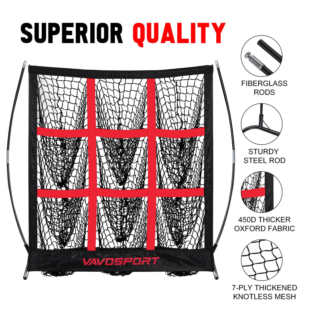 VAVOSPORT ball caddy filled with balls demonstrating high-capacity convenience