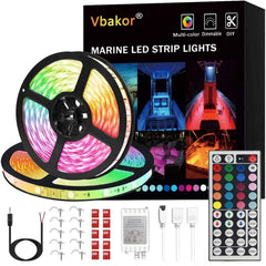 Vbakor front kit layout showing strips and accessories for easy setup