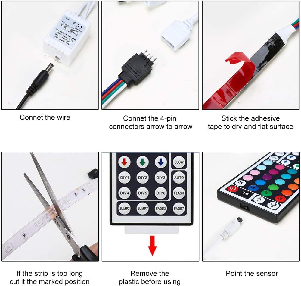Vbakor 44-key remote and control box showing full customization control