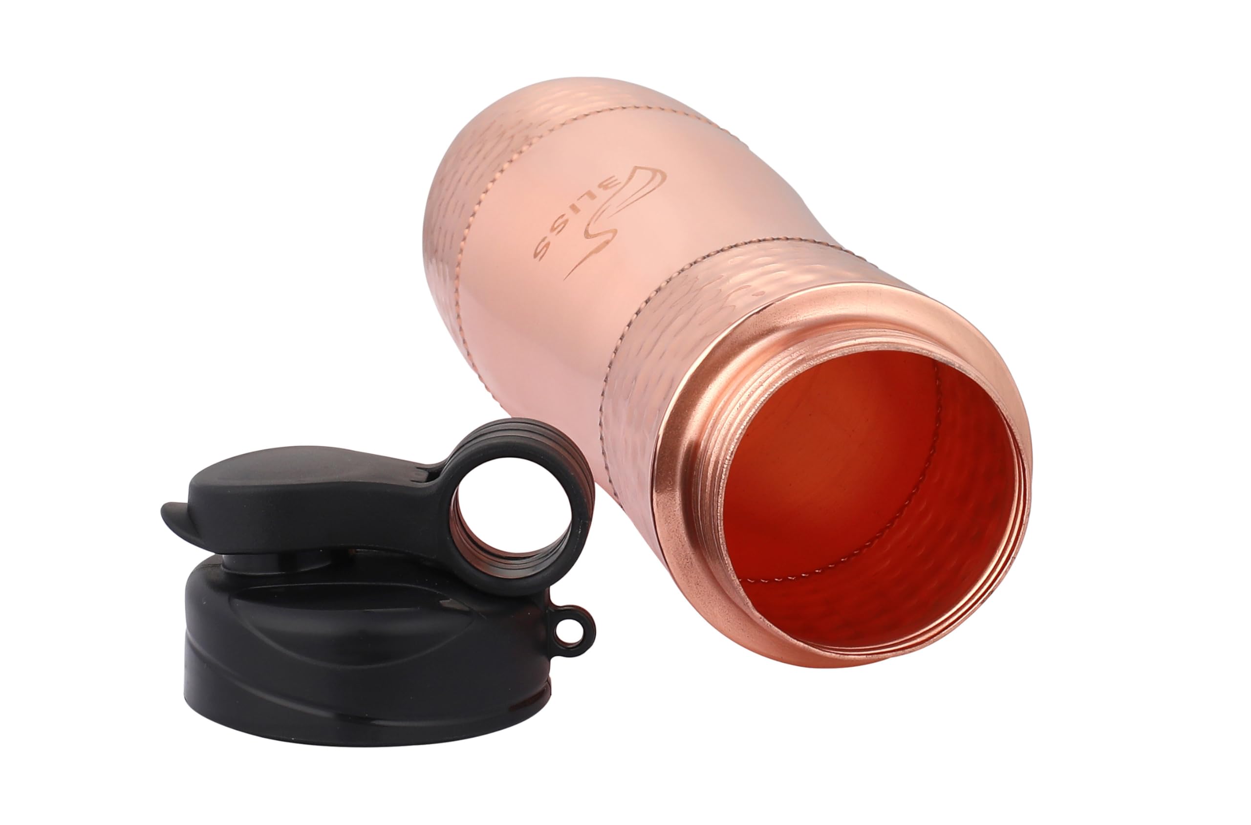 VBLISS cap close-up highlighting leak-proof seal and travel convenience benefit