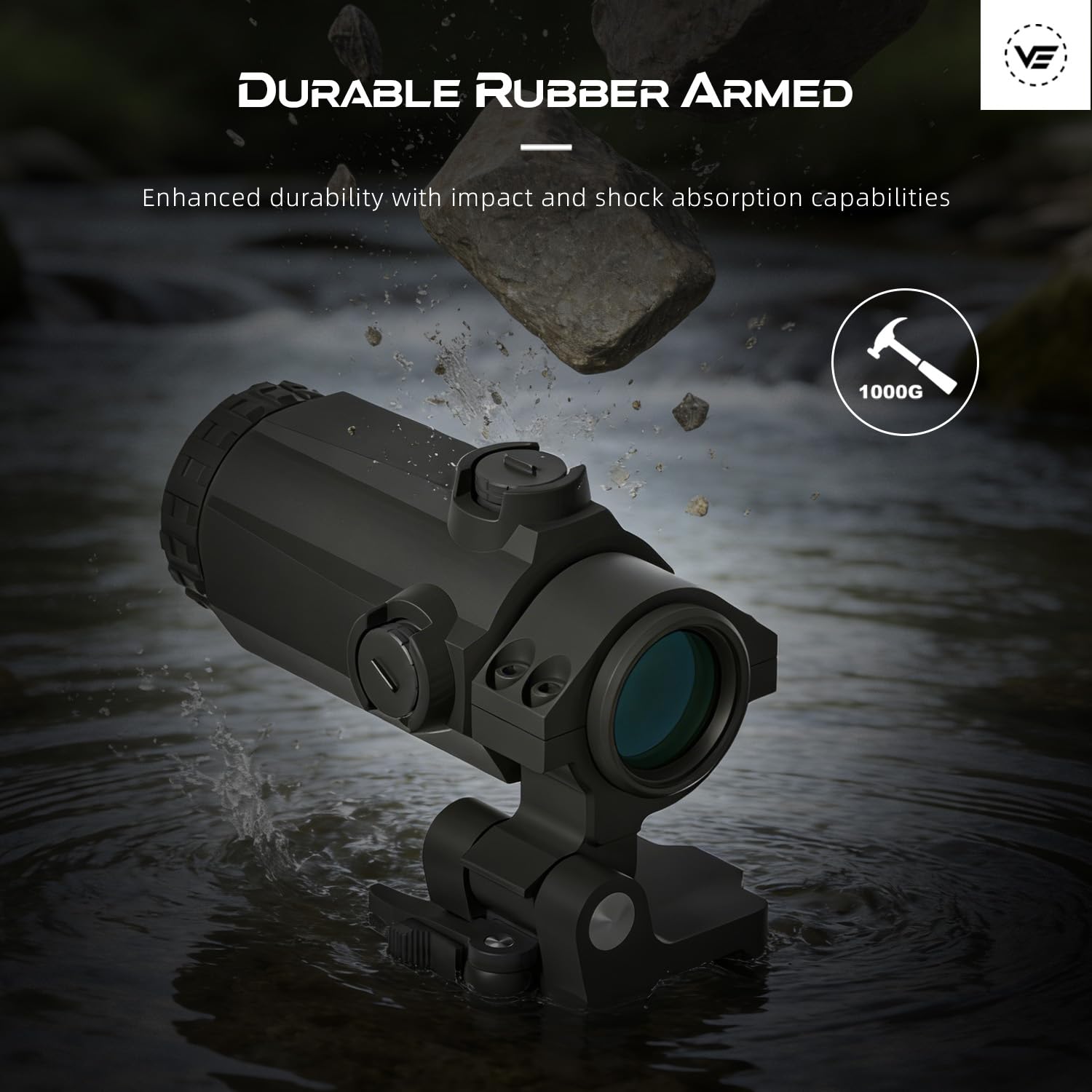 Vector Optics lifestyle shot on a CQB setup showing balanced, low-profile handling