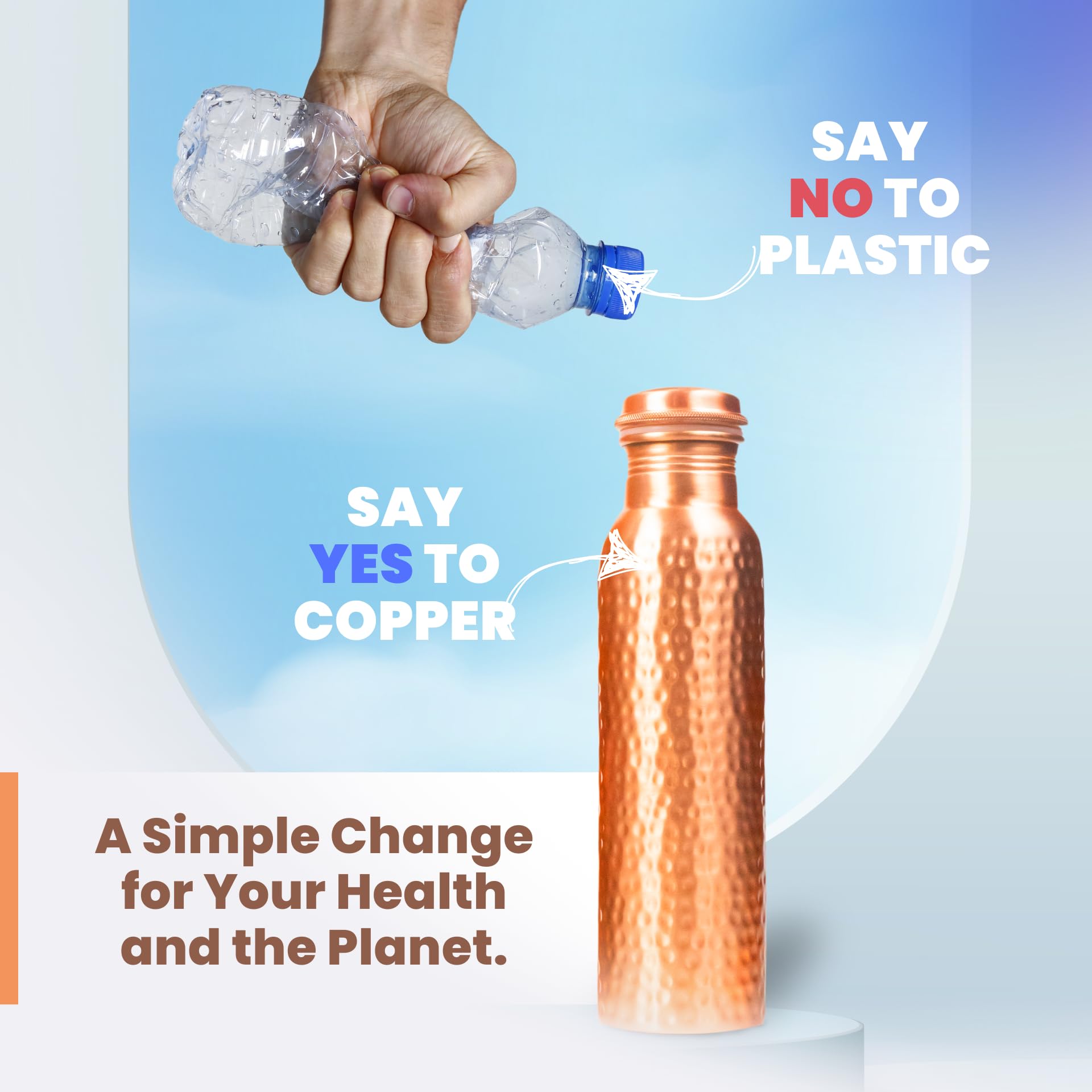 VedVision bottle inside backpack illustrating travel convenience and protection