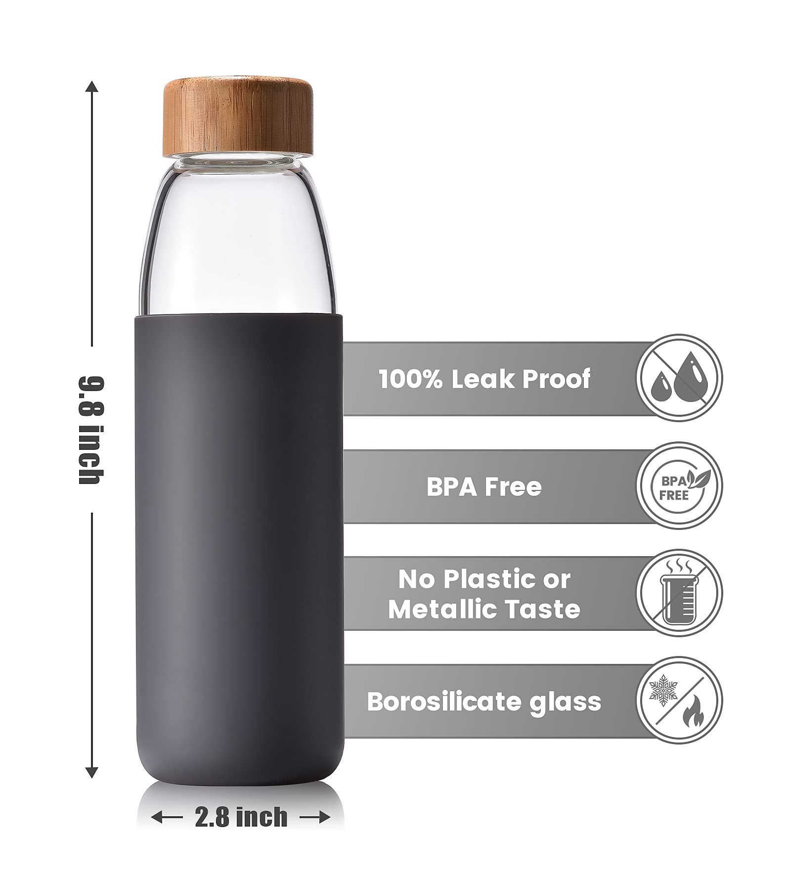 veegoal bottle on office desk for stylish hydration and clutter reduction